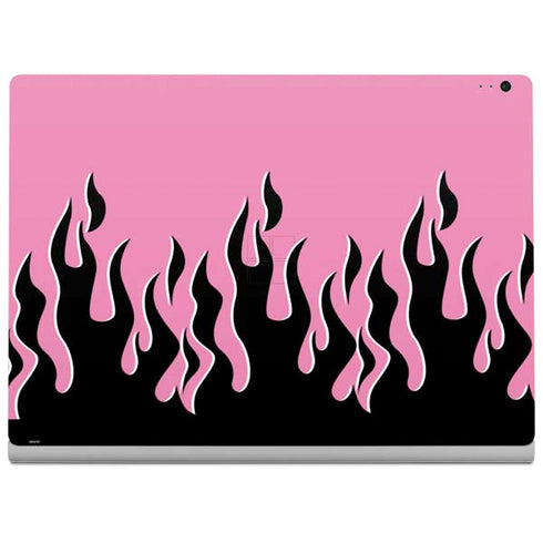 Pink Flames Surface Book 2 13.5in Skin