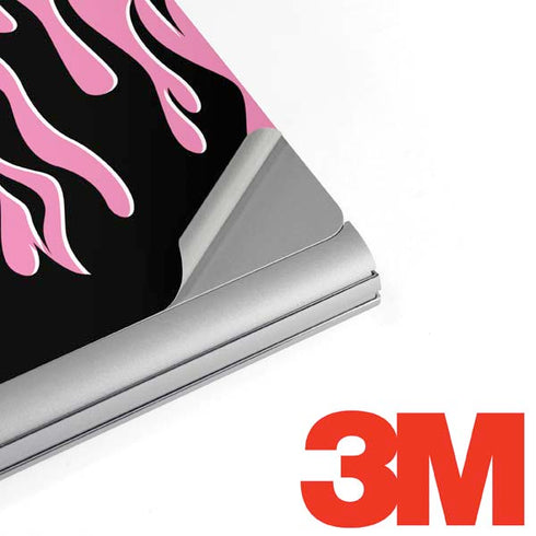 Pink Flames Surface Book 2 13.5in Skin