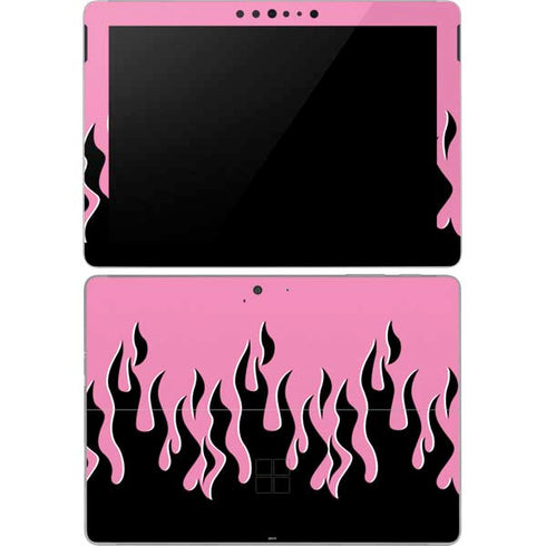 Pink Flames Surface Go Skin