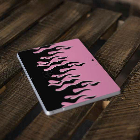 Pink Flames Surface Go Skin