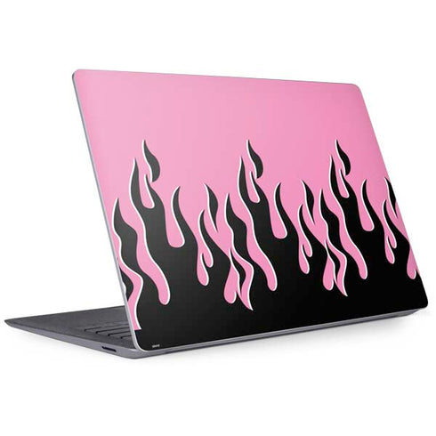 Pink Flames Surface Laptop 3 13.5in Skin