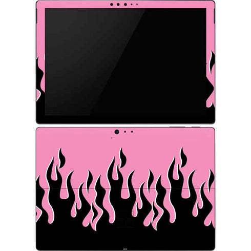 Pink Flames Surface Pro 6 Skin
