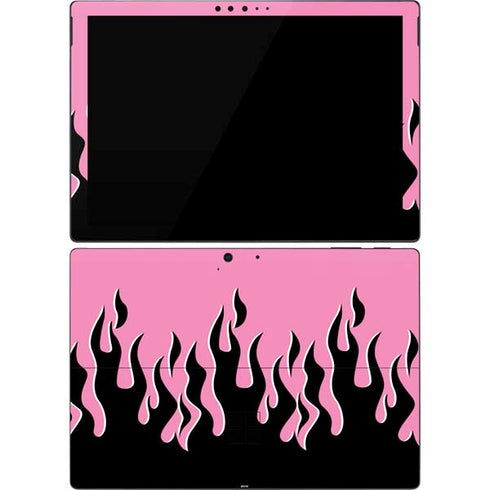 Pink Flames Surface Pro 7 Skin