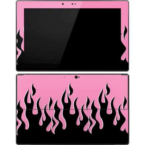 Pink Flames Surface Pro Tablet Skin