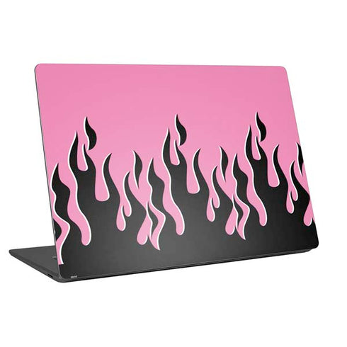 Pink Flames Universal Laptop 12in (9.8 x 6.8in) Skin