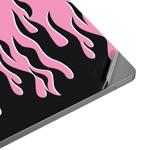 Pink Flames Universal Laptop 13in (10.6 x 7.6in) Skin