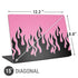 Pink Flames Universal Laptop 15in (12.2 x 8.8in) Skin