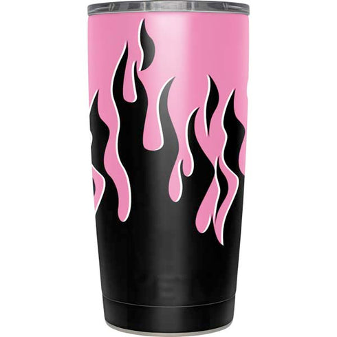Pink Flames Yeti 20oz Tumbler Skin