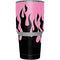 Pink Flames Yeti 30oz Rambler Tumbler Skin