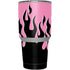 Pink Flames Yeti 30oz Rambler Tumbler Skin