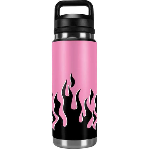 Pink Flames YETI Rambler 26oz Bottle Skin