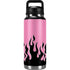 Pink Flames YETI Rambler 36oz Bottle Skin