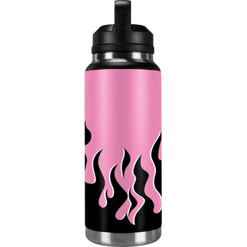 Pink Flames YETI Rambler 36oz Bottle Skin
