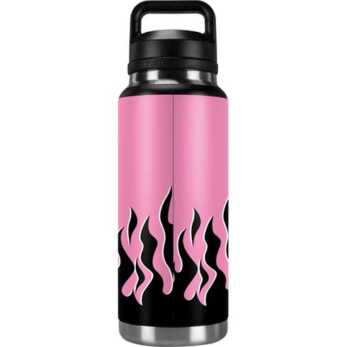 Pink Flames YETI Rambler 36oz Bottle Skin