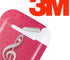 Pink Glitter Music Note Apple AirPods 2 Skin