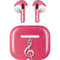 Pink Glitter Music Note Apple AirPods (3rd Gen 2021) Skin