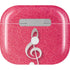 Pink Glitter Music Note Apple AirPods (3rd Gen 2021) Skin