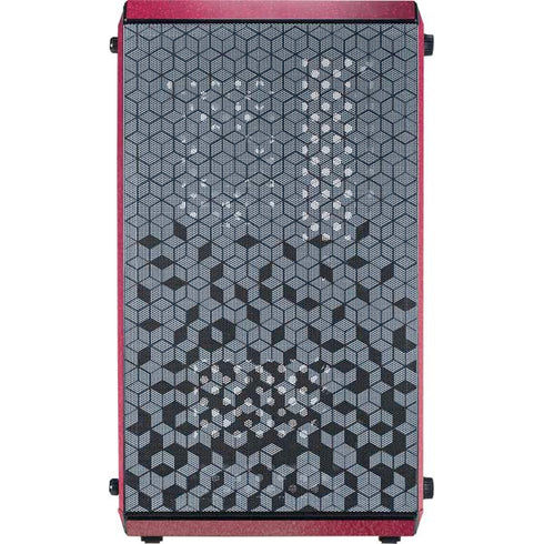Pink Glitter Music Note Cooler Master MasterBox Q300L Mini Tower Skin