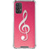 Pink Glitter Music Note Galaxy A32 5G Clear Case