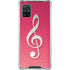 Pink Glitter Music Note Galaxy A51 5G Clear Case