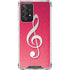 Pink Glitter Music Note Galaxy A52 5G Clear Case