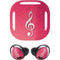 Pink Glitter Music Note Galaxy Buds Pro Skin