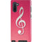 Pink Glitter Music Note Galaxy Note 10 Pro Case