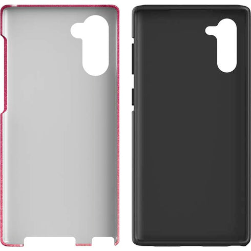Pink Glitter Music Note Galaxy Note 10 Pro Case