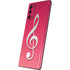Pink Glitter Music Note Galaxy Note20 5G Skin
