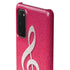 Pink Glitter Music Note Galaxy S20 Lite Case