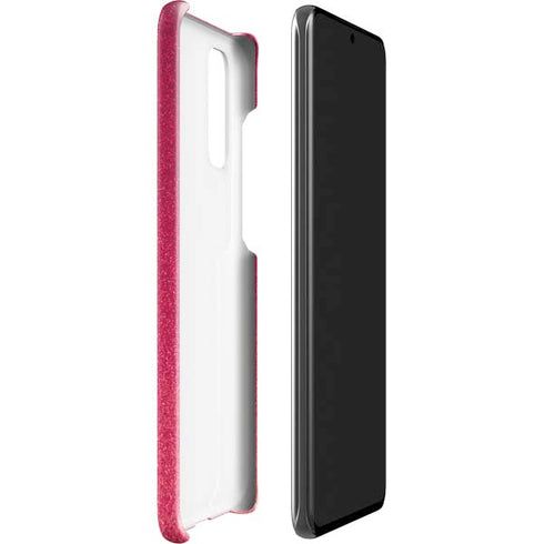 Pink Glitter Music Note Galaxy S20 Lite Case