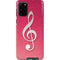 Pink Glitter Music Note Galaxy S20 Plus Pro Case