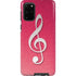 Pink Glitter Music Note Galaxy S20 Plus Pro Case