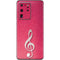 Pink Glitter Music Note Galaxy S20 Ultra 5G Skin