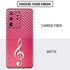 Pink Glitter Music Note Galaxy S20 Ultra 5G Skin