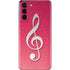 Pink Glitter Music Note Galaxy S21 5G Skin