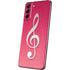 Pink Glitter Music Note Galaxy S21 5G Skin