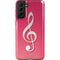 Pink Glitter Music Note Galaxy S21 Plus 5G Pro Case