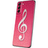 Pink Glitter Music Note Galaxy S21 Plus 5G Skin