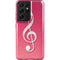 Pink Glitter Music Note Galaxy S21 Ultra 5G Pro Case