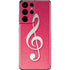 Pink Glitter Music Note Galaxy S21 Ultra 5G Skin