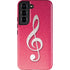 Pink Glitter Music Note Galaxy S22 Pro Case