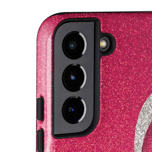 Pink Glitter Music Note Galaxy S22 Pro Case
