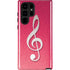 Pink Glitter Music Note Galaxy S22 Ultra Pro Case