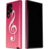 Pink Glitter Music Note Galaxy S22 Ultra Pro Case