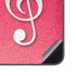 Pink Glitter Music Note Galaxy S23 FE Skin
