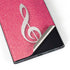 Pink Glitter Music Note Galaxy S23 Ultra Skin