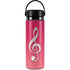 Pink Glitter Music Note Hydro Flask 20oz Wide Mouth Skin