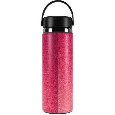 Pink Glitter Music Note Hydro Flask 20oz Wide Mouth Skin