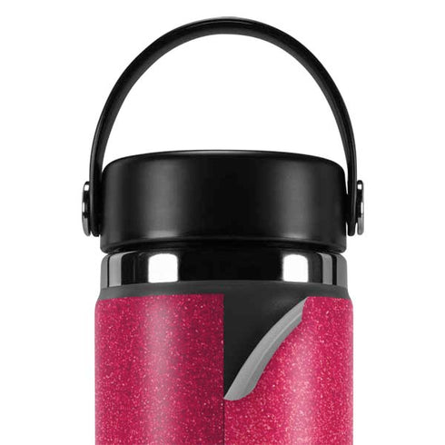 Pink Glitter Music Note Hydro Flask 20oz Wide Mouth Skin